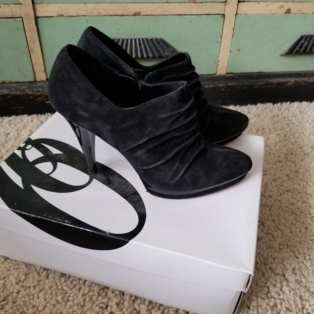 Nine West Wncandycanem Black Suede